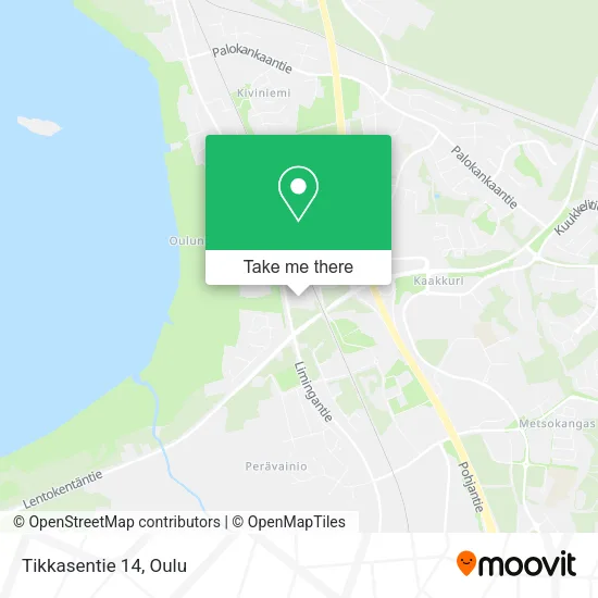 Tikkasentie 14 map
