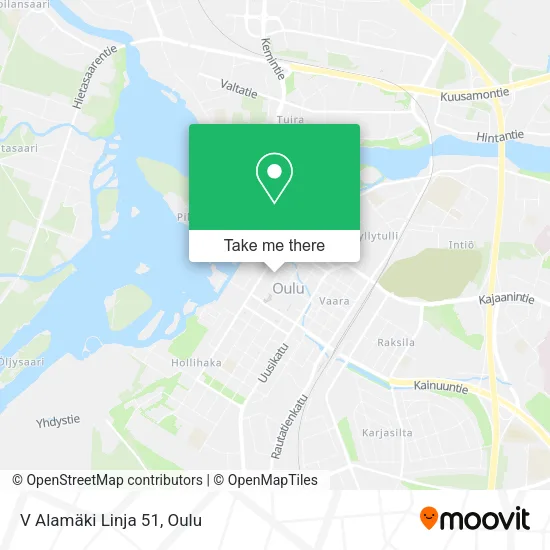 V Alamäki Linja 51 map