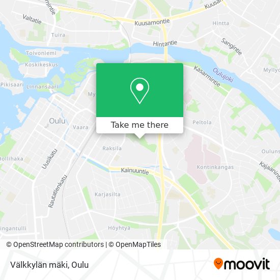 Välkkylän mäki map