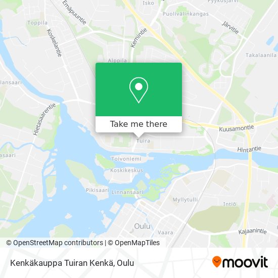 Kenkäkauppa Tuiran Kenkä map