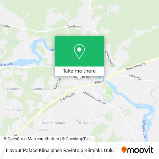 Flavour Palace Kiinalainen Ravintola Kiiminki map