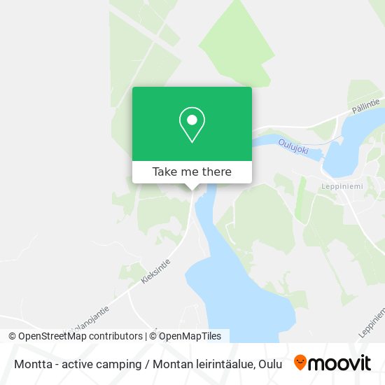 Montta - active camping / Montan leirintäalue map