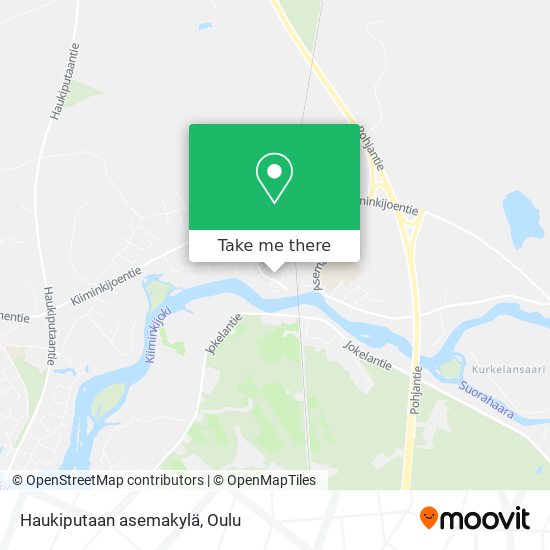 Haukiputaan asemakylä map