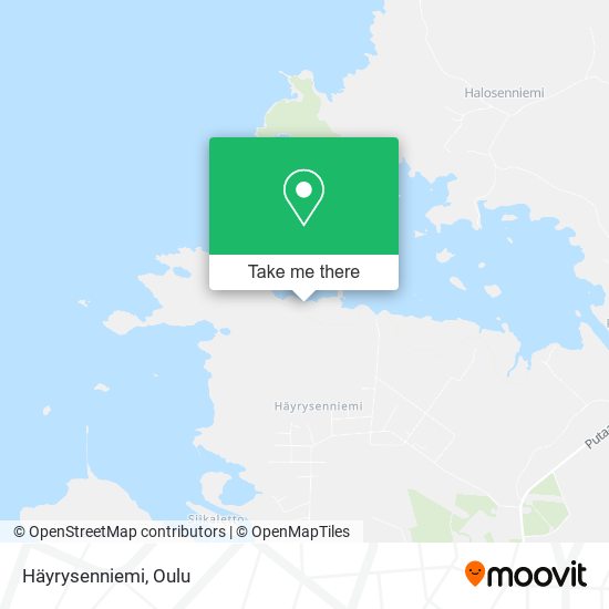 Häyrysenniemi map