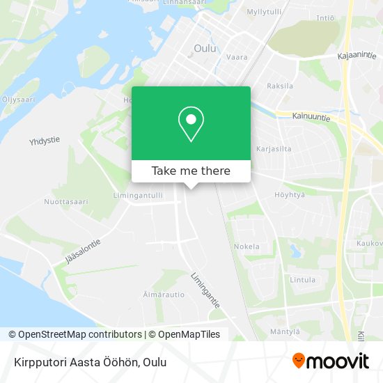 Kirpputori Aasta Ööhön map