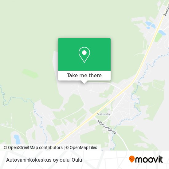 How to get to Autovahinkokeskus oy oulu in Kiiminki by Bus?