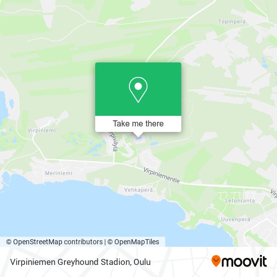 Virpiniemen Greyhound Stadion map