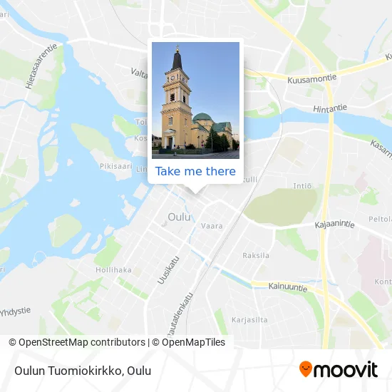 Oulun Tuomiokirkko map