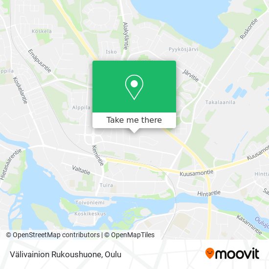 Välivainion Rukoushuone map