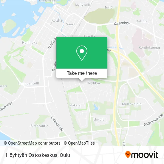 Höyhtyän Ostoskeskus map