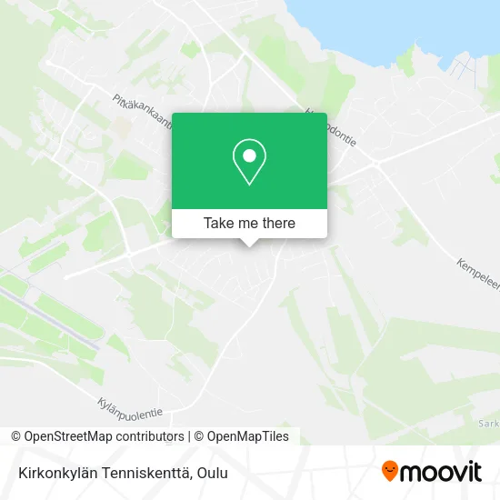 Kirkonkylän Tenniskenttä map
