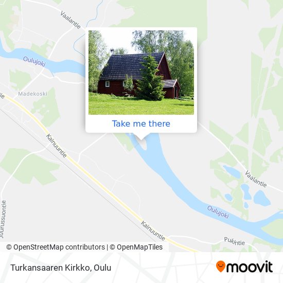 Turkansaaren Kirkko map