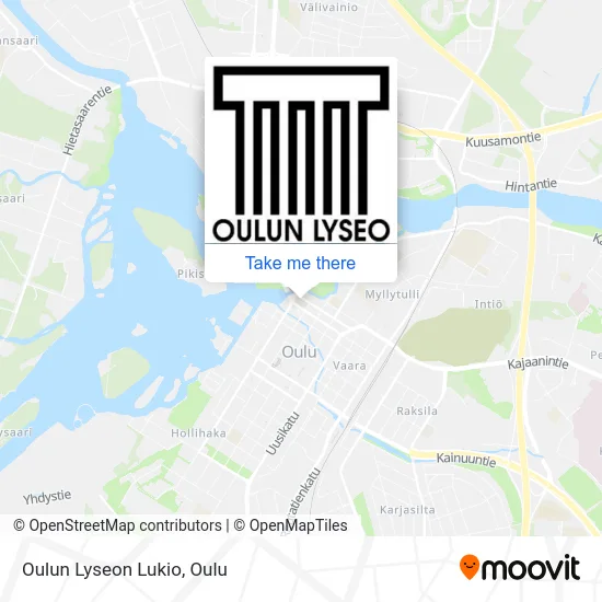 Oulun Lyseon Lukio map