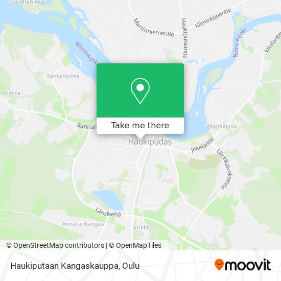 Haukiputaan Kangaskauppa map