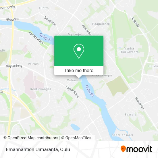 Emännäntien Uimaranta map