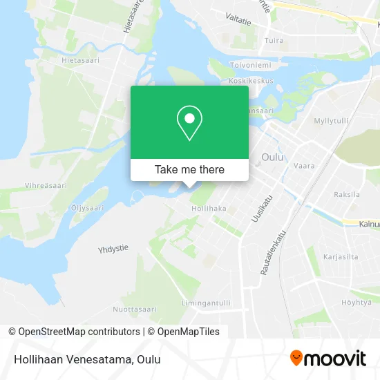 Hollihaan Venesatama map