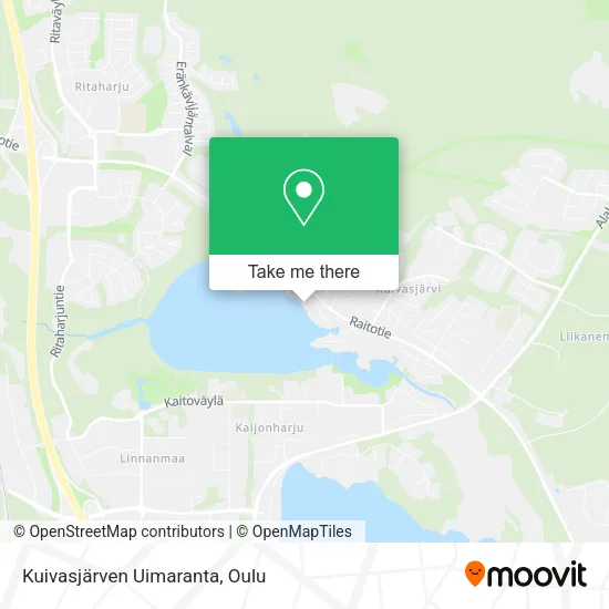 Kuivasjärven Uimaranta map