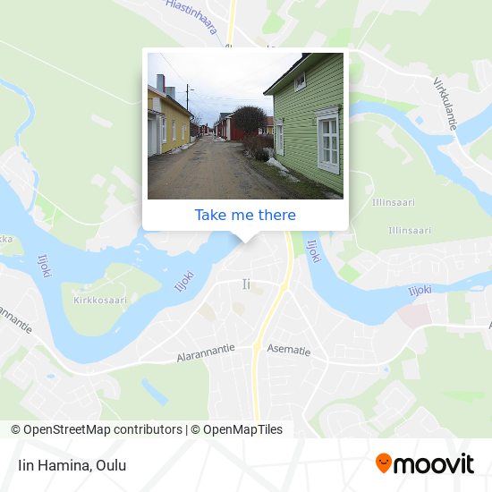 Iin Hamina map