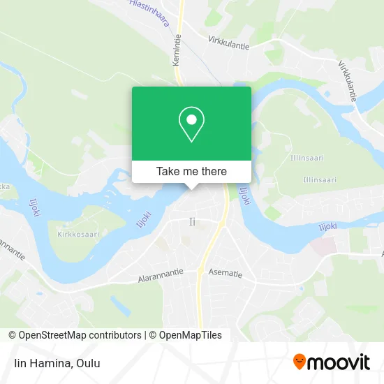 Iin Hamina map