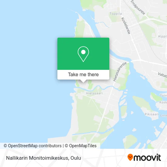 Nallikarin Monitoimikeskus map