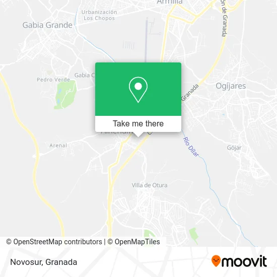 Novosur map