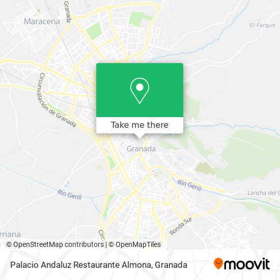 Palacio Andaluz Restaurante Almona map