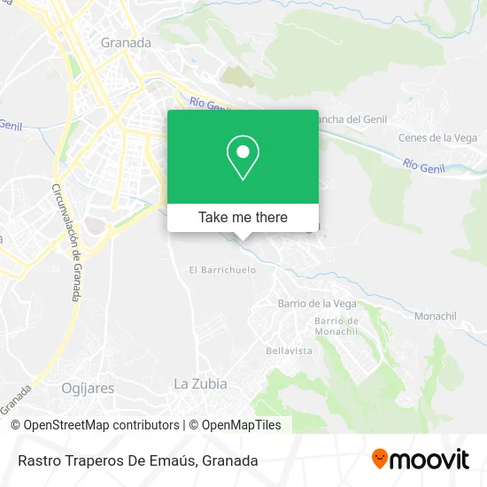 Rastro Traperos De Emaús map