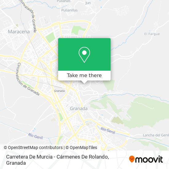 Carretera De Murcia - Cármenes De Rolando map