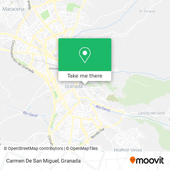 mapa Carmen De San Miguel