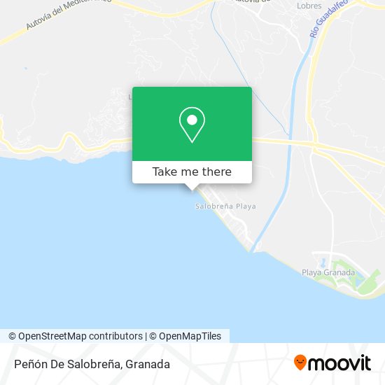 Peñón De Salobreña map