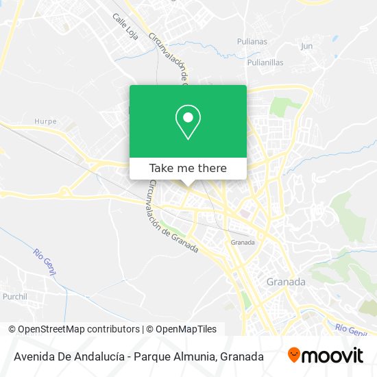 Avenida De Andalucía - Parque Almunia map