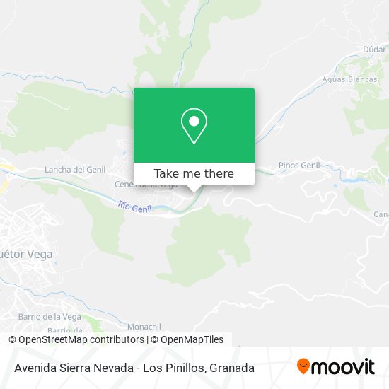 Avenida Sierra Nevada - Los Pinillos map