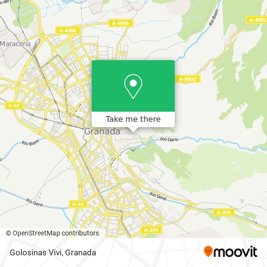 Golosinas Vivi map