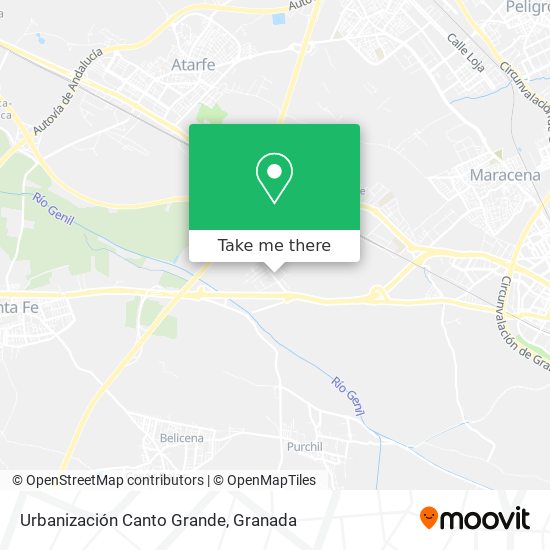 Urbanización Canto Grande map