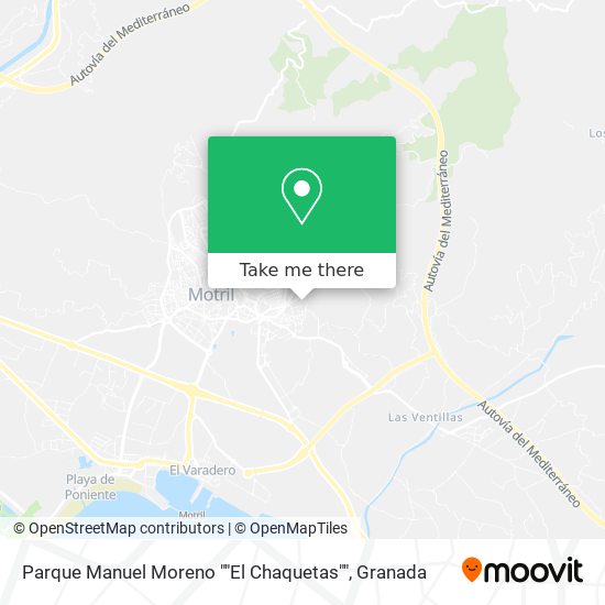 Parque Manuel Moreno ""El Chaquetas"" map