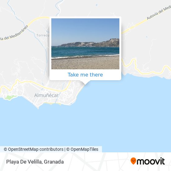 mapa Playa De Velilla