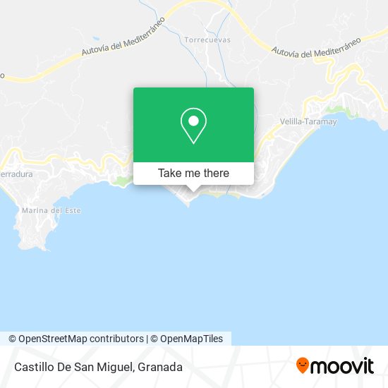 Castillo De San Miguel map