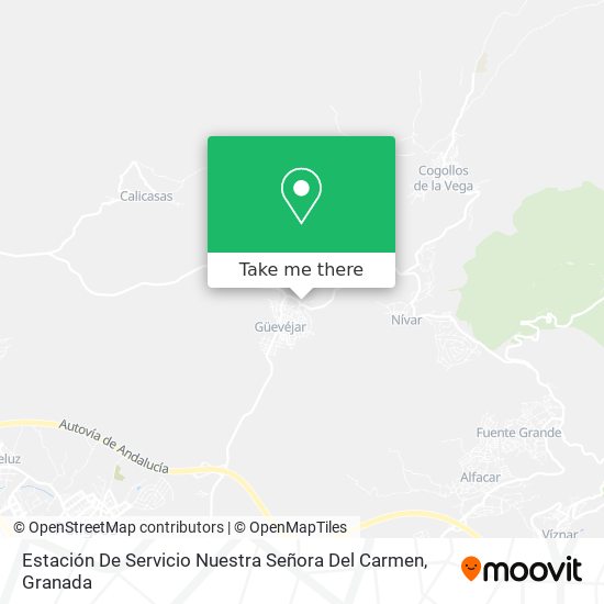 mapa Estación De Servicio Nuestra Señora Del Carmen