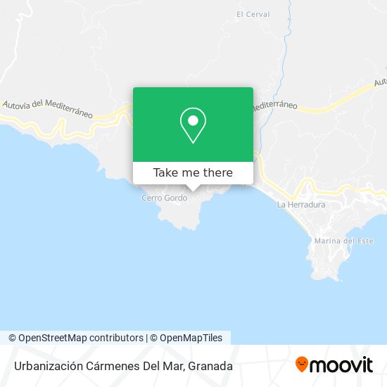 Urbanización Cármenes Del Mar map