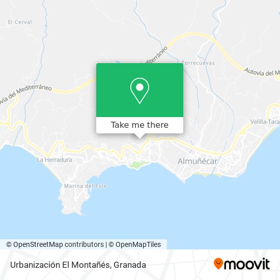 Urbanización El Montañés map