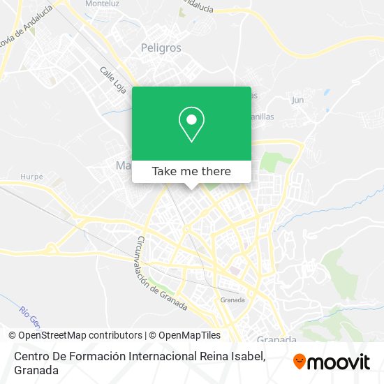 Centro De Formación Internacional Reina Isabel map