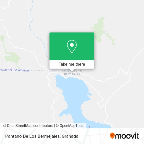 Pantano De Los Bermejales map