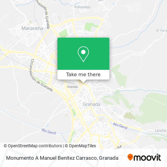 Monumento A Manuel Benítez Carrasco map