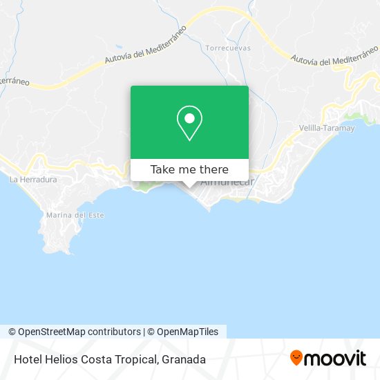 Hotel Helios Costa Tropical map
