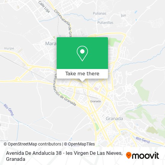 Avenida De Andalucía 38 - Ies Virgen De Las Nieves map