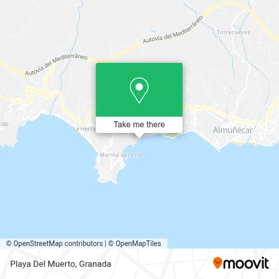 Playa Del Muerto map