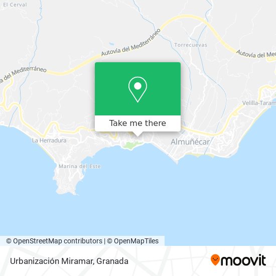 Urbanización Miramar map