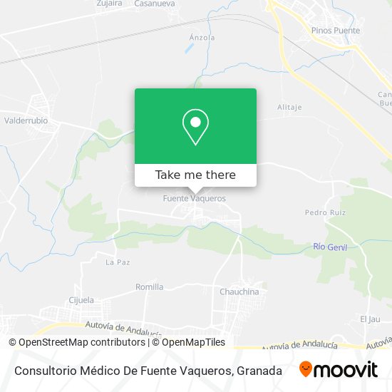 Consultorio Médico De Fuente Vaqueros map