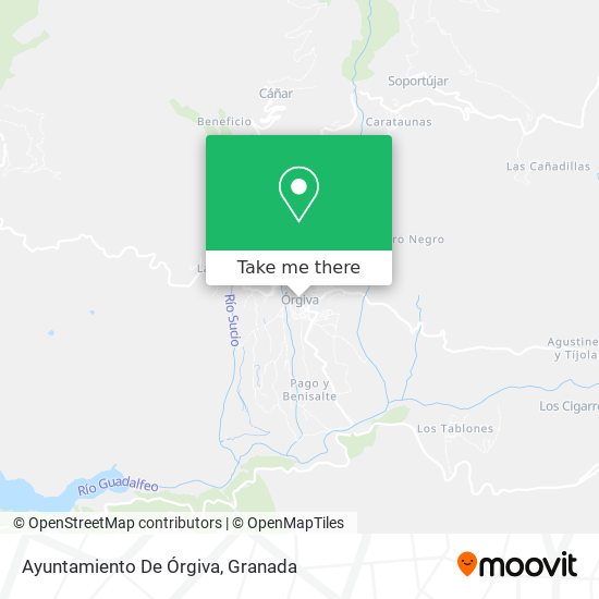 Ayuntamiento De Órgiva map