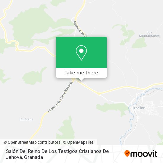 Salón Del Reino De Los Testigos Cristianos De Jehová map